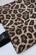 Леопардова сумка-шопер розмір M бежевого кольору 1151 фото 8